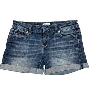 Aeropostale jean shorts. Dark blue wash. Size 1/2.